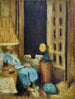 Die offene Fensteransicht auf die Nacht - Édouard Vuillard — Ansicht des Kunstwerks