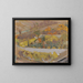Landschaft in LtanglaVille - Édouard Vuillard — gerahmtes Bild an der Wand