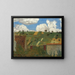Landschaft der Île-de-France - Édouard Vuillard — gerahmtes Bild an der Wand