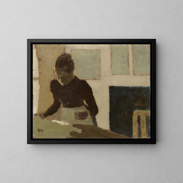 La blanchisseuse - Édouard Vuillard — gerahmtes Bild an der Wand