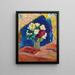 Das Bouquet und das Buch - Édouard Vuillard — gerahmtes Bild an der Wand