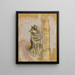 Der Hund-Schäfer Gérardmer - Édouard Vuillard — gerahmtes Bild an der Wand