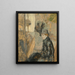 Le Shako à l’aigrette (Lili Lamy) – Édouard Vuillard — gerahmtes Bild an der Wand