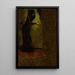 Die Flügel im Theater des Œuvre - Édouard Vuillard — gerahmtes Bild an der Wand