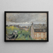 Les Toits mauves - Édouard Vuillard — gerahmtes Bild an der Wand