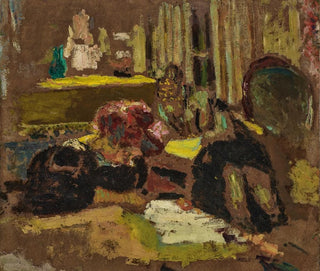 Madame Fontaine geneigt - Édouard Vuillard — Ansicht des Kunstwerks