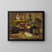 Madame Fontaine geneigt - Édouard Vuillard — gerahmtes Bild an der Wand