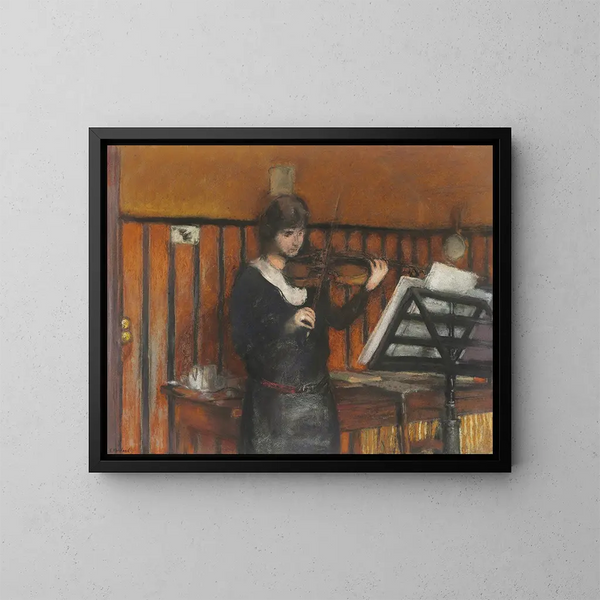 Madame Frieda - Édouard Vuillard — gerahmtes Bild an der Wand