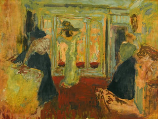 Madame Hessel bei der Hutmacherin - Édouard Vuillard — Ansicht des Kunstwerks