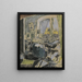 Madame Vuillard cousant à côté de la fenêtre – Édouard Vuillard — gerahmtes Bild an der Wand
