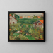 Maisonnettes dans un enclos - Édouard Vuillard — gerahmtes Bild an der Wand