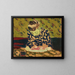 Marie beugt sich über ihr Werk - Édouard Vuillard — gerahmtes Bild an der Wand