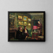 Mme Gillou chez elle, l'accord parfait - Édouard Vuillard — gerahmtes Bild an der Wand