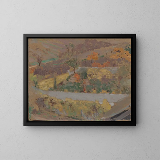 Obstgarten - Édouard Vuillard — gerahmtes Bild an der Wand