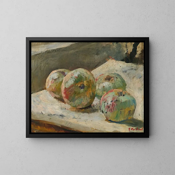 Vier Äpfel - Édouard Vuillard — gerahmtes Bild an der Wand