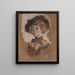 Suzanne Tristan Bernard - Édouard Vuillard — gerahmtes Bild an der Wand