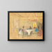 Tisch - Édouard Vuillard — gerahmtes Bild an der Wand