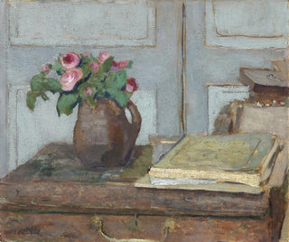 Die Maler- und Moosrosen-Box - Édouard Vuillard — Ansicht des Kunstwerks