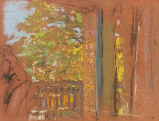 Der Balkon in der Closerie des Gents Vaucresson - Édouard Vuillard — Ansicht des Kunstwerks