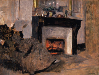 La Cheminée - Édouard Vuillard — Ansicht des Kunstwerks