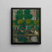 Der Garten der Tuileries in Paris - Édouard Vuillard — gerahmtes Bild an der Wand