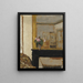 Vase de fleurs sur une cheminée - Édouard Vuillard — gerahmtes Bild an der Wand