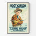 Vintage Western-Poster The Double Hold-Up mit Hoot Gibson