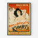 Vintage-Poster Sanfter Traum: Mit einem Kymris-Fahrrad für Wanddekoration