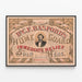 Vintage-Poster Dr. C.F. Basfords Heimatschutz für Wanddekoration — gerahmtes Bild an der Wand