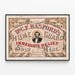 Vintage-Poster Dr. C.F. Basford’s Heimwache Wanddekoration — gerahmtes Bild an der Wand