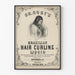 Vintage-Poster Dr. Roby's Brazilian Hair Curling Liquid
