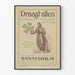 Vintage-Poster Sanatorium Kleeblatt mit vier Blättern 1913