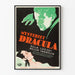 Vintage-Poster Dracula Dekorationsstil Retro
