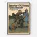 Vintage-Poster für Polizeihund-Training