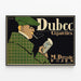 Vintage-Poster Dubec Cigarettes für Wanddekoration — gerahmtes Bild an der Wand