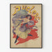 Vintage-Poster Duclerc Tänzerin in Bewegung Dekorativ