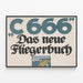 Wandposter Biplan-Flugzeug C666 — gerahmtes Bild an der Wand