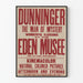 Vintage-Poster Dunninger Mystère im Eden-Museum
