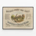 Vintage-Poster Dutchess County Iron Works – Industrielle Wanddekoration — gerahmtes Bild an der Wand