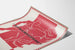 Vintage-Poster Dynamogénine in Rot und Weiß