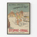 Vintage-Werbeplakat Dyspné-Inhal für Wanddekoration