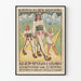 Vintage-Polen-Poster Dzień Spisza i Orawy - Kulturelle Wanddekoration