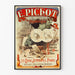 Vintage-Werbeplakat E. Pichot Drucker Luxusaufkleber