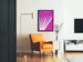 E. Power Biggs - Design Vintage-Violett Klavier-Poster