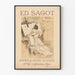 Altes Wanddekoration Poster Ed. Sagot Lithografien & Illustrierte Poster