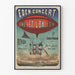 Vintage-Poster Eden Konzert Entfernen Sie den Ballon