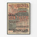 Plakat Großes Wohltätigkeitsball im Theater Eden 1886