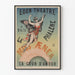 Vintage-Poster Eden Théâtre La Phalène Miss Aenea Ballett La Cour d'Amour