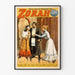 Vintage-Poster Zorah romantisches Stück von Edwin Arden