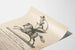 Vintage-Reiter-Illustrations-Poster Luftige Wanddekoration